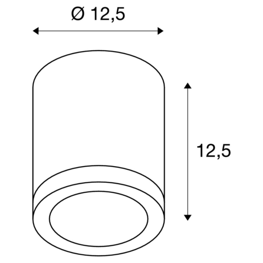 Dimensioned drawing