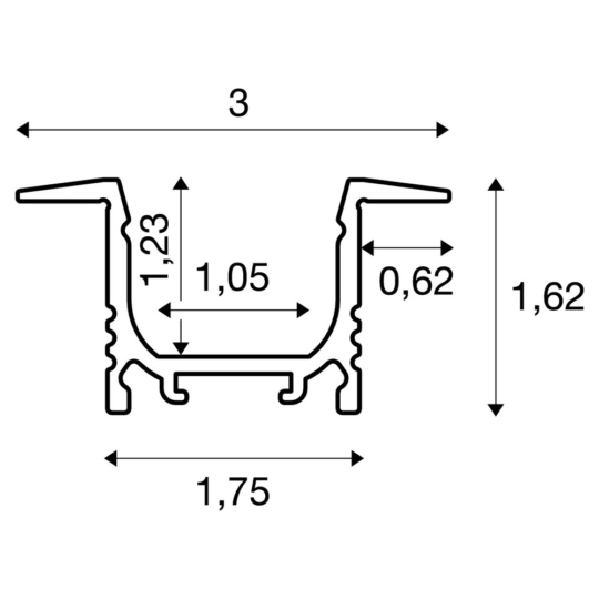 Dimensioned drawing