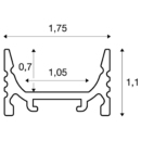 Dimensioned drawing