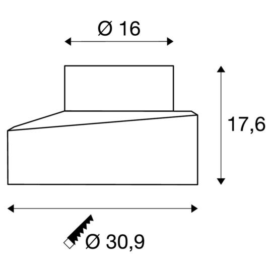 Dimensioned drawing