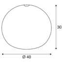 Dimensioned drawing