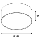 Dimensioned drawing