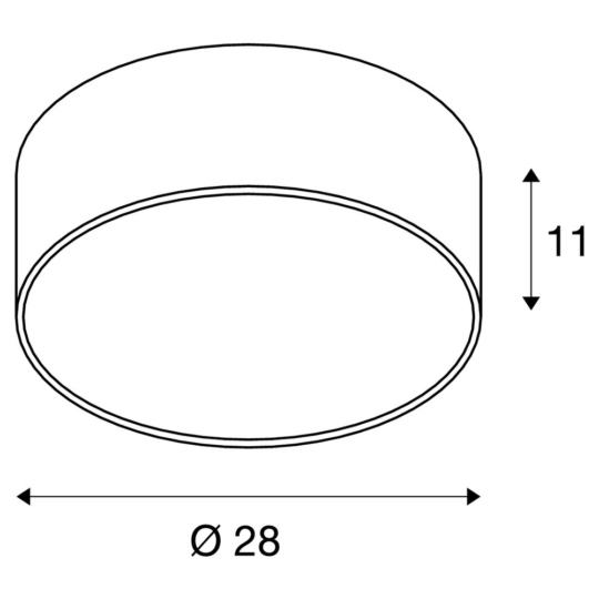 Dimensioned drawing