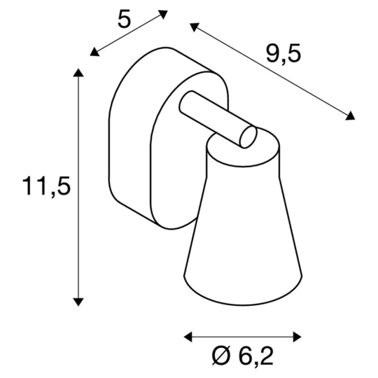 Dimensioned drawing