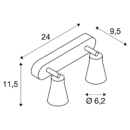 Dimensioned drawing