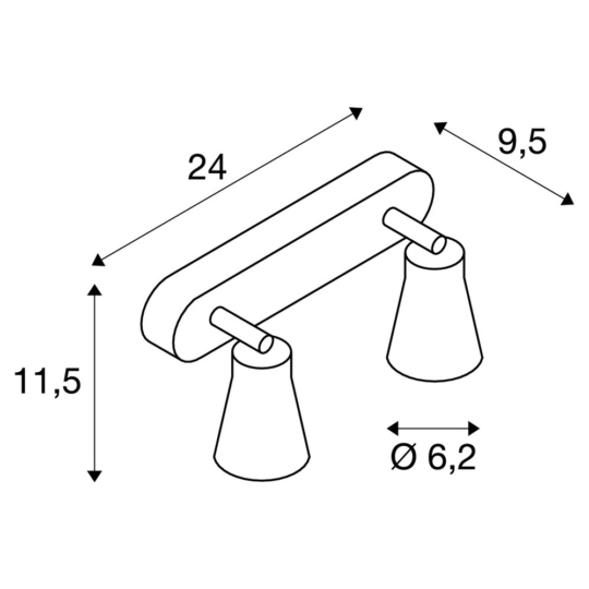 Dimensioned drawing