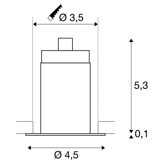 Dimensioned drawing