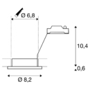 Dimensioned drawing