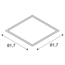 Dimensioned drawing