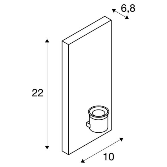 Dimensioned drawing