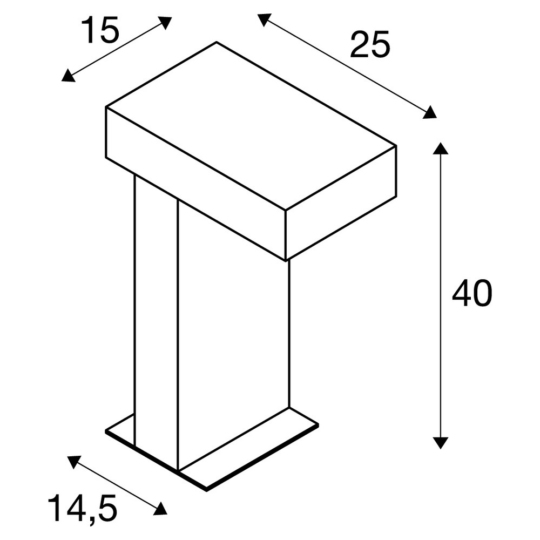 Dimensioned drawing