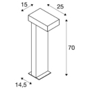 Dimensioned drawing