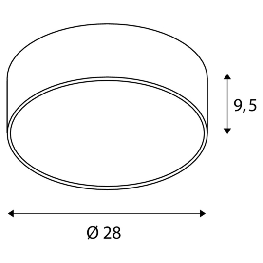 Dimensioned drawing