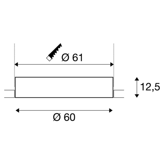 Dimensioned drawing