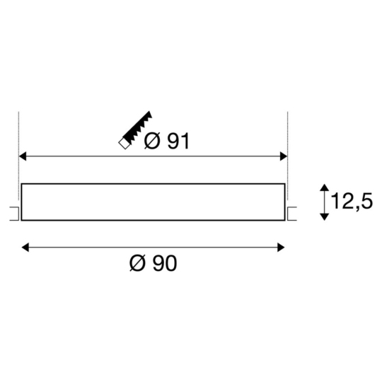 Dimensioned drawing