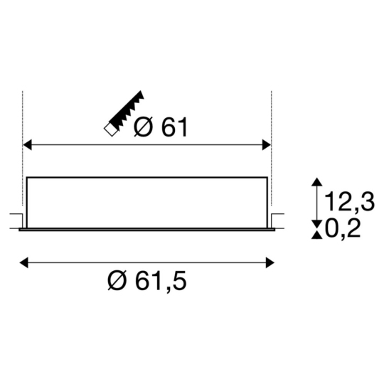 Dimensioned drawing