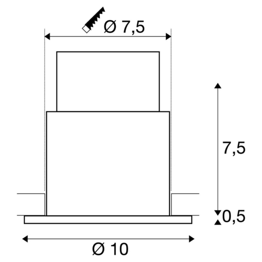 Dimensioned drawing