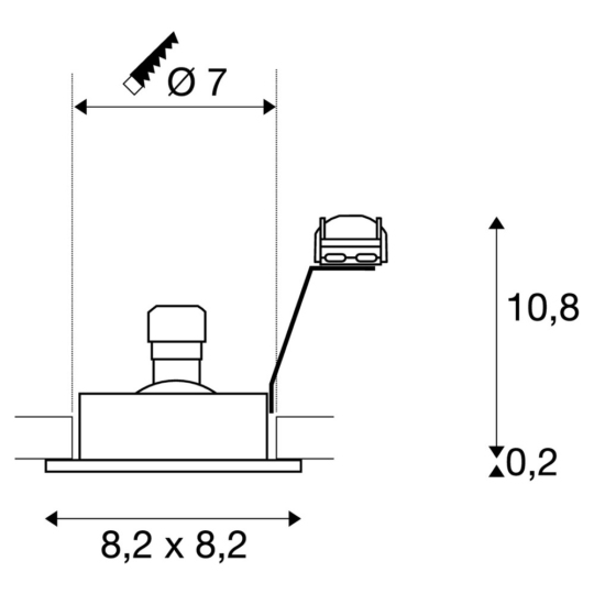 Dimensioned drawing