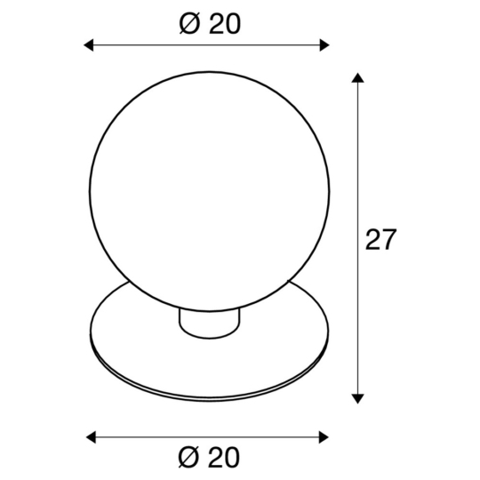 Dimensioned drawing