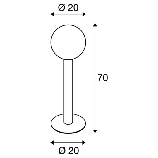 Dimensioned drawing