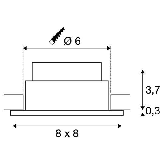 Dimensioned drawing