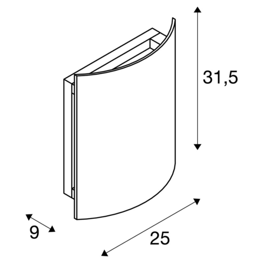 Dimensioned drawing