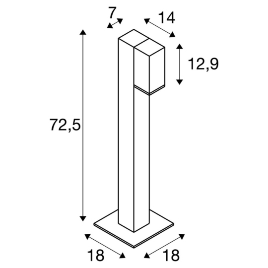 Dimensioned drawing