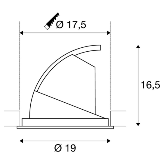 Dimensioned drawing
