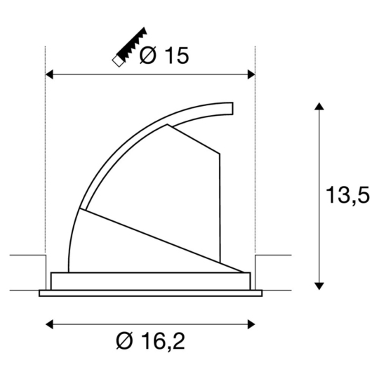 Dimensioned drawing