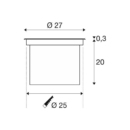 Dimensioned drawing