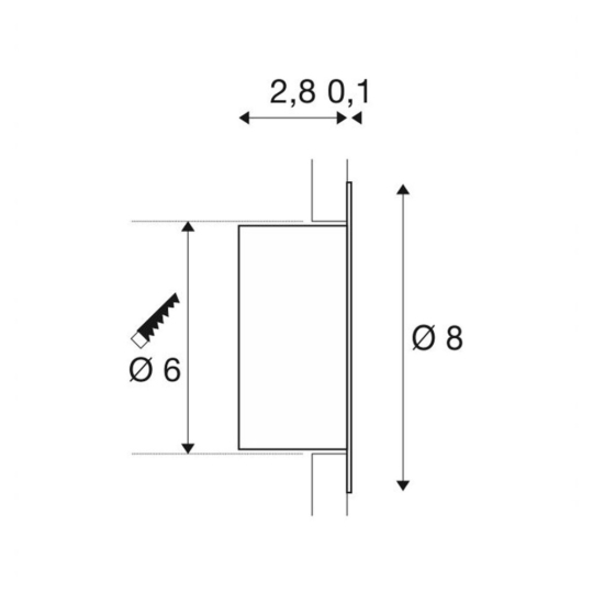 Dimensioned drawing