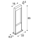 Dimensioned drawing