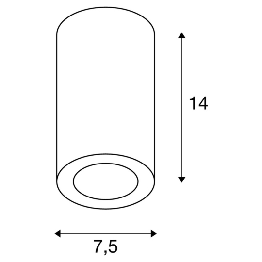 Dimensioned drawing