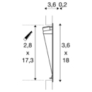 Dimensioned drawing