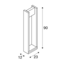 Dimensioned drawing