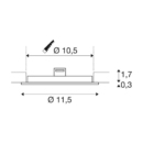 Dimensioned drawing