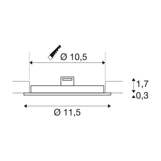 Dimensioned drawing