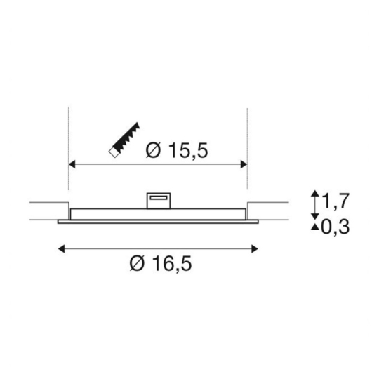 Dimensioned drawing