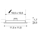 Dimensioned drawing