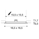 Dimensioned drawing