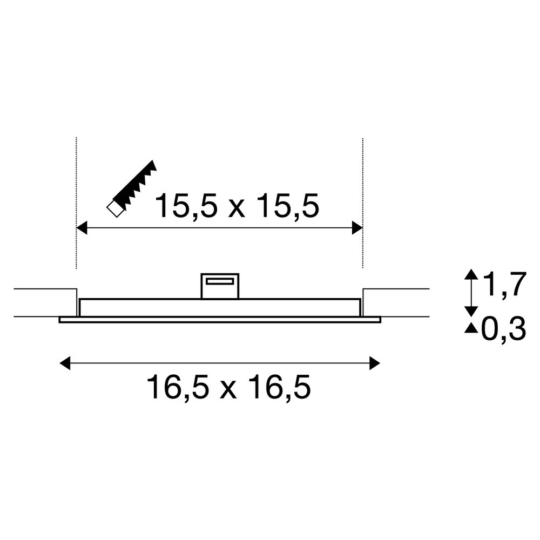 Dimensioned drawing