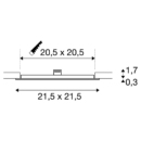 Dimensioned drawing