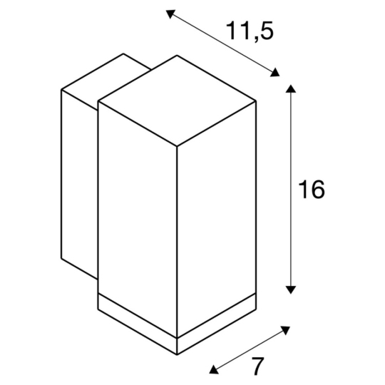 Dimensioned drawing