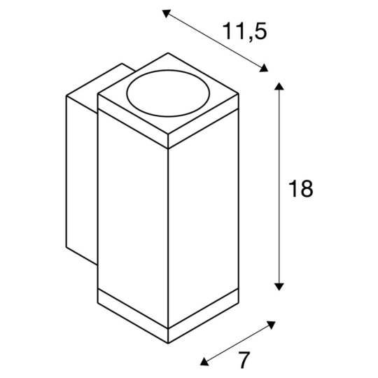 Dimensioned drawing