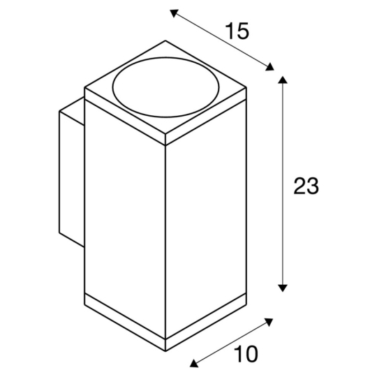 Dimensioned drawing