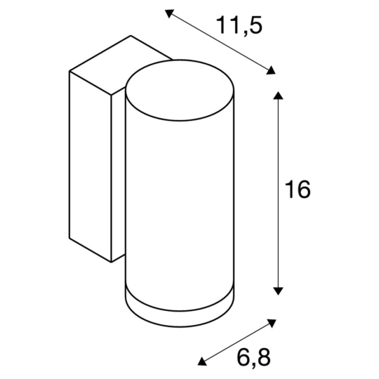 Dimensioned drawing