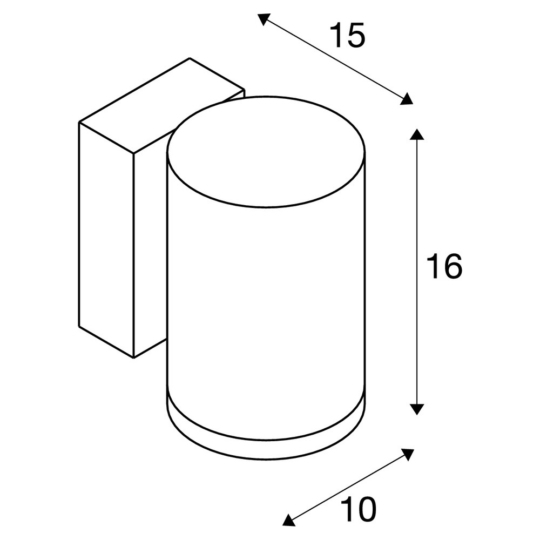 Dimensioned drawing