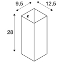 Dimensioned drawing