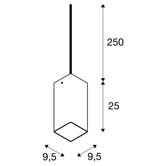 Dimensioned drawing