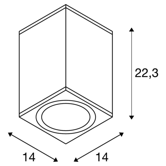 Dimensioned drawing